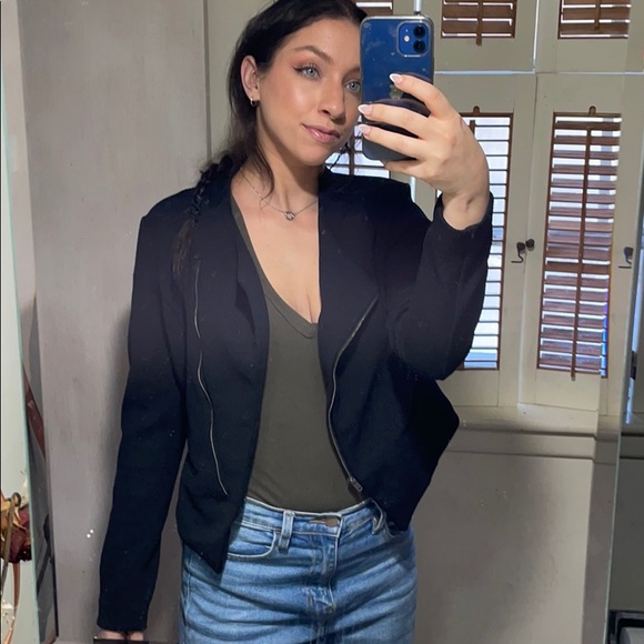 Apt 9 Black Blazer Jacket - Picture 1 of 4